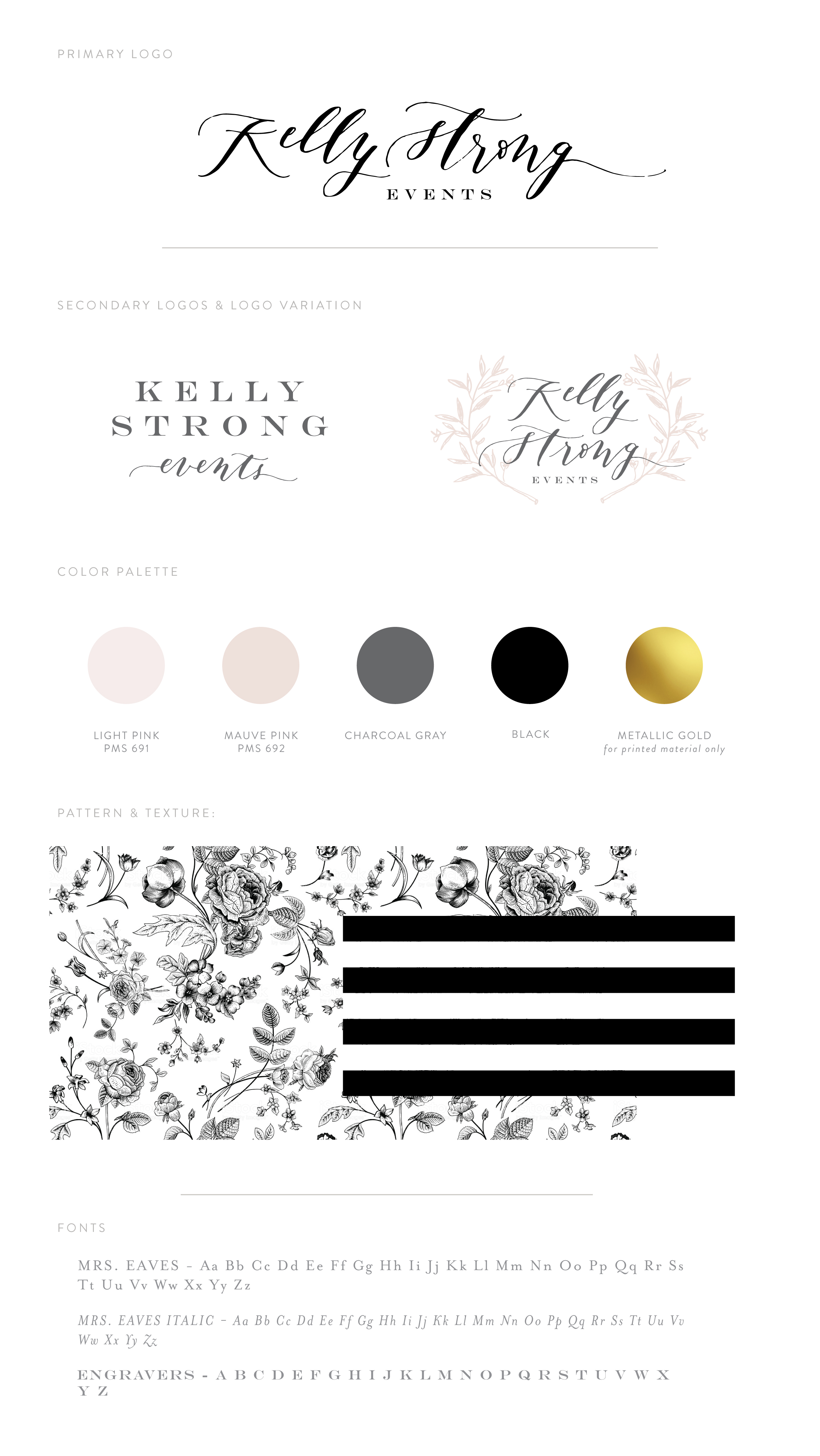 Kelly Strong Events Branding by la Happy • www.lahappy.com